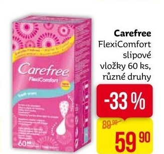 Vložky dámské slipové Carefree
