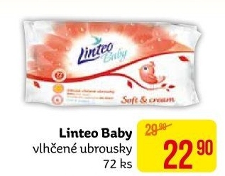 Vlhčené ubrousky dětské Linteo Baby
