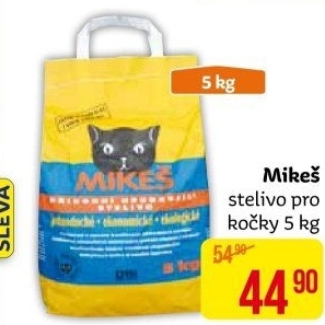 Stelivo pro kočky Mikeš