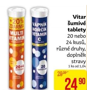 Šumivé tablety Vitar