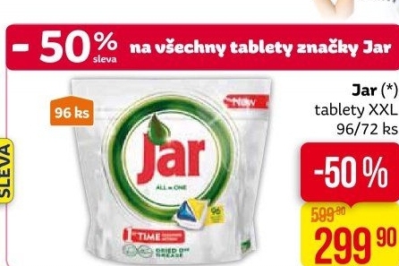 Kapsle do myčky Jar