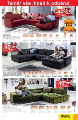 akční leták Sconto nábytek 24.1.2018-13.2.2018