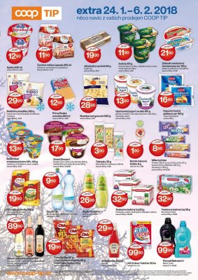 akční leták COOP 24.1.2018-6.2.2018