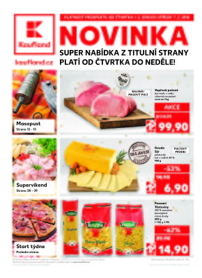 akční leták Kaufland 2.2.2018-7.2.2018