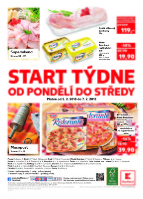 akční leták Kaufland 2.2.2018-7.2.2018