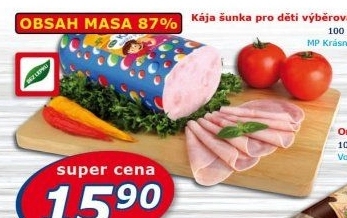 Šunka dětská výběrová Kája Krásno