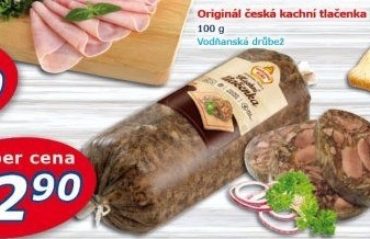 Tlačenka kachní Vodňanské kuře