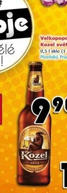 Pivo světlé Velkopopovický Kozel