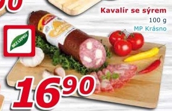 Salám Kavalír se sýrem Krásno