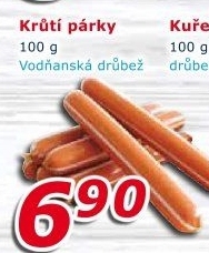 Párky krůtí Vodňanské kuře