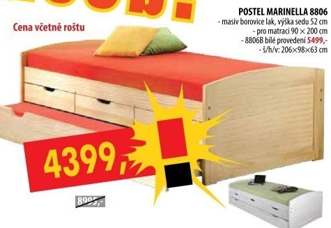 Jednolůžko MARINELLA 8806