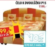 Čelo k dvoulůžku SÁRA