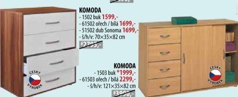 Komoda se zásuvkami 1502