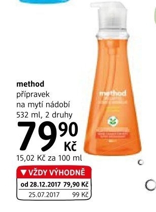 Prostředek na nádobí Method