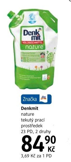 Prací prostředek tekutý nature Denkmit
