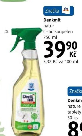 Čistič koupelen Nature Denkmit
