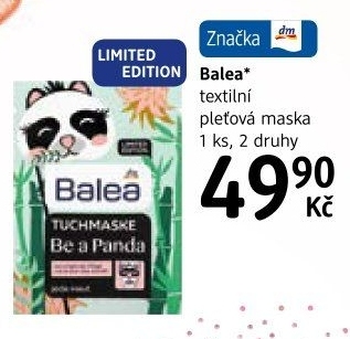 Maska pleťová textilní Balea