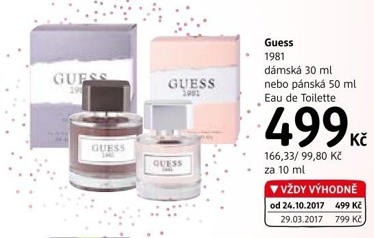 Toaletní voda dámská 1981 Guess