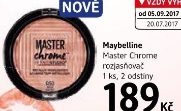 Rozjasňovač Master Chrome Maybelline