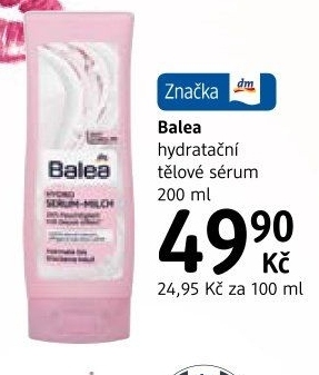 Sérum tělové hydratační Balea