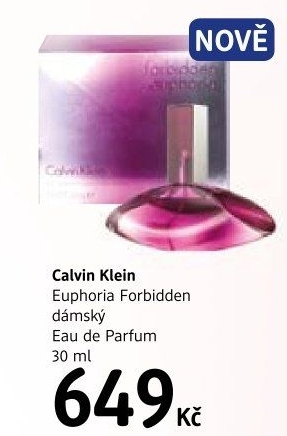 Parfémovaná voda dámská Euphoria Forbidden Calvin Klein