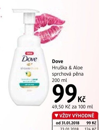 Sprchová pěna Dove