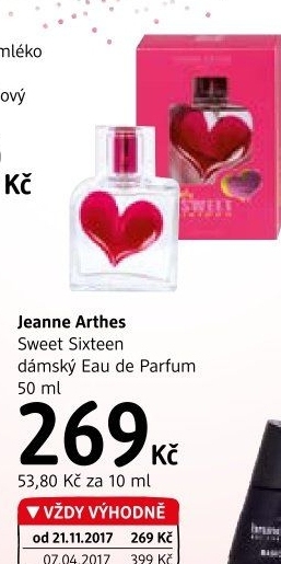 Parfémovaná voda dámská Lovely Sweet sixteen Jeanne Arthes