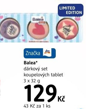 Koupelové tablety Balea