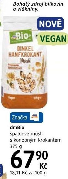 Špaldové müsli dm Bio