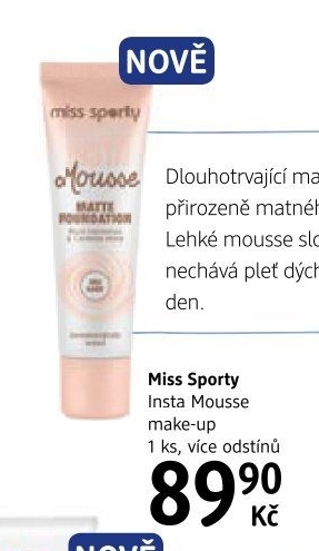 Make up Insta Mousse matte Miss Sporty