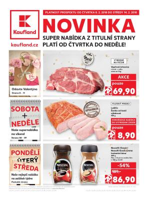 akční leták Kaufland 8.2.2018-14.2.2018
