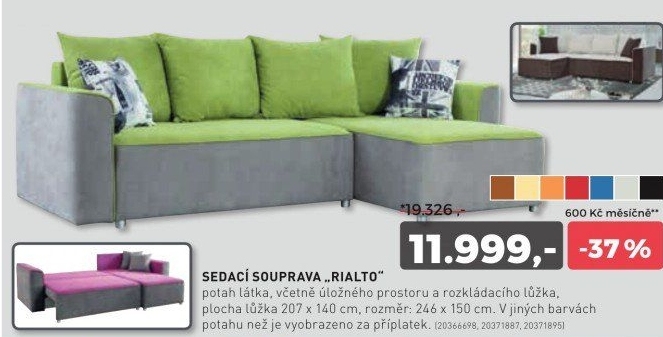 Sedací souprava RIALTO