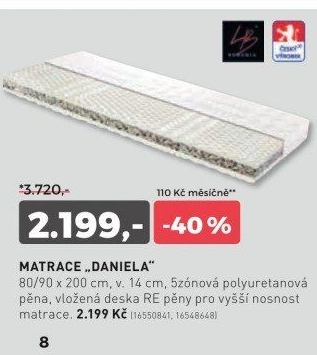Matrace DANIELA