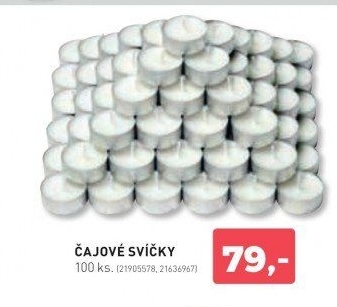 Čajové svíčky