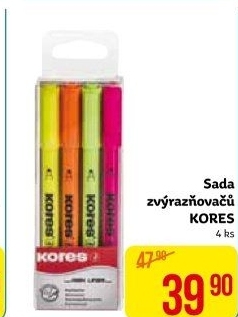 Zvýrazňovače Kores