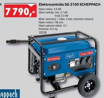 Elektrocentrála Scheppach SG 3100