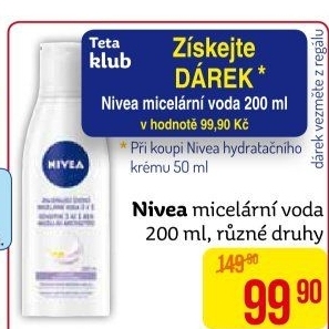 Micelární voda Nivea
