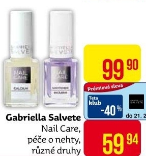 Lak na nehty Nail Care Gabriella Salvete
