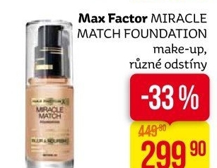 Make up Miracle Match Max Factor