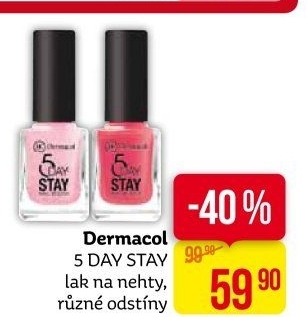 Lak na nehty 5Day Stay Dermacol