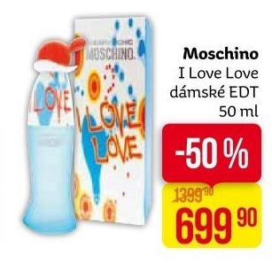 Toaletní voda dámská I love love Moschino