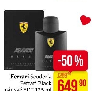 Toaletní voda pánská Black Scuderia Ferrari