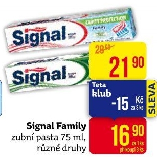 Pasta na zuby Family Signal