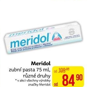 Pasta na zuby Meridol