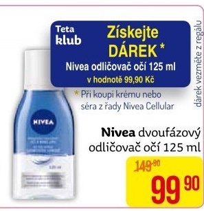 Odličovač očí dvoufázový Nivea