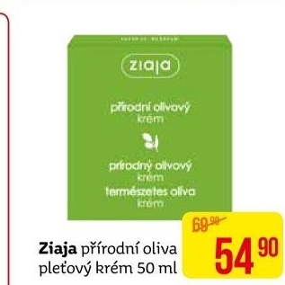 Krém pleťový olivový Ziaja