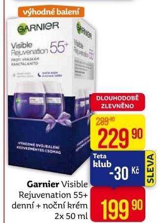 Balení krém denní a noční Visible Rejuvenation Garnier