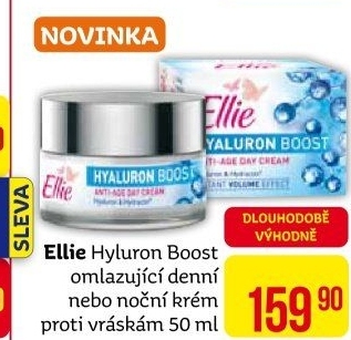 Omlazující pleťový krém Hyaluron Boost Ellie
