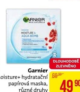 Papírová maska Moisture Match Garnier