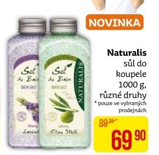Sůl do koupele Naturalis